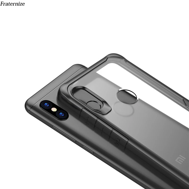 

Transparent shockproof Case For Xiaomi Redmi Note 5 Pro Soft TPU Silicone Acrylic Clear Back Cover For Xiaomi Mi Mix 2 2S Note 3