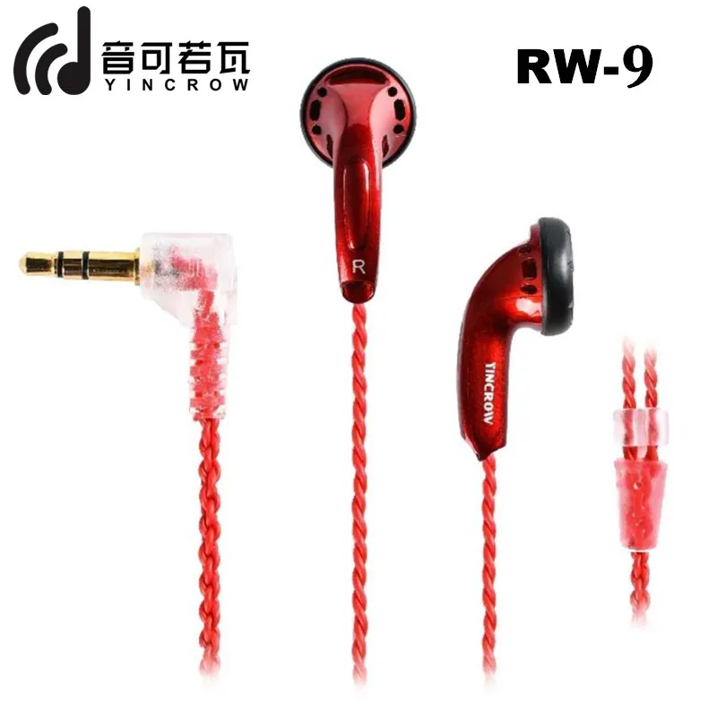 YINCROW RW-9 наушники-вкладыши с плоской головкой затычки для ушей металлические MX500