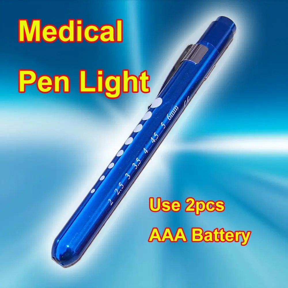 50pcs lot wholesale for pen light for doctor examination penlight torch