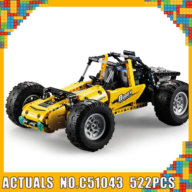 

522pcs Technic RC Car Electric Power Function Building Blocks DIY Toy Fit Legoed Cross Country All Terrain Off-Road Buggy Trucks