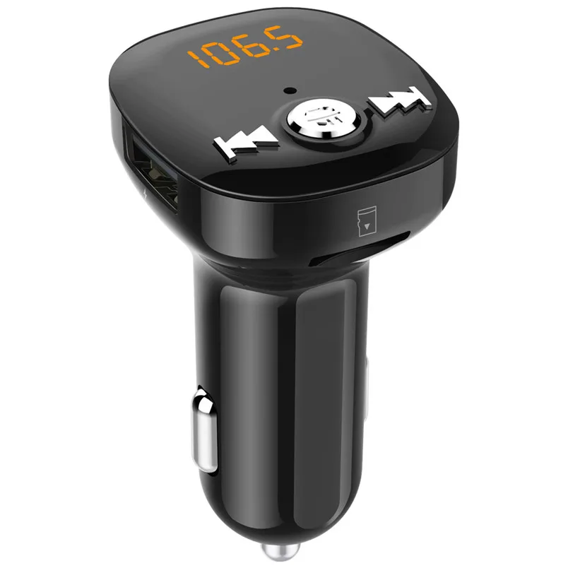 Автомобильный MP3-плеер fm-передатчик Bluetooth громкой связи car Kit Car Audio mp3 плеер USB быстрой зарядки поддерживает u-диск карты памяти 30A19