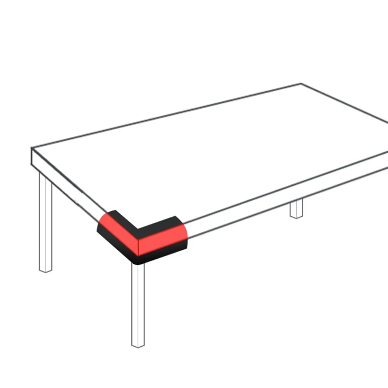 10 шт. Детские Детская безопасность Таблица бюро Край Уголок Бампер протектор Подушки гвардии Обложка Kids Care аксессуары W15
