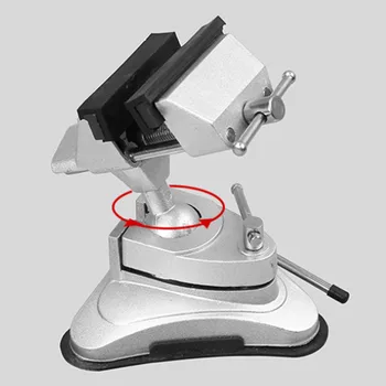 

DIY Jewelries Craft Mould Fixed Repair Hand Tool Mini Vice Suction cup Vise 360 degree rotation Suction cup pliers Fixing clip