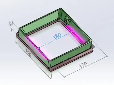 Funssor Алюминиевый сплав Смола бак с FEP пленка Смола бак для DIY Форма 1 SLA DLP 3D принтер