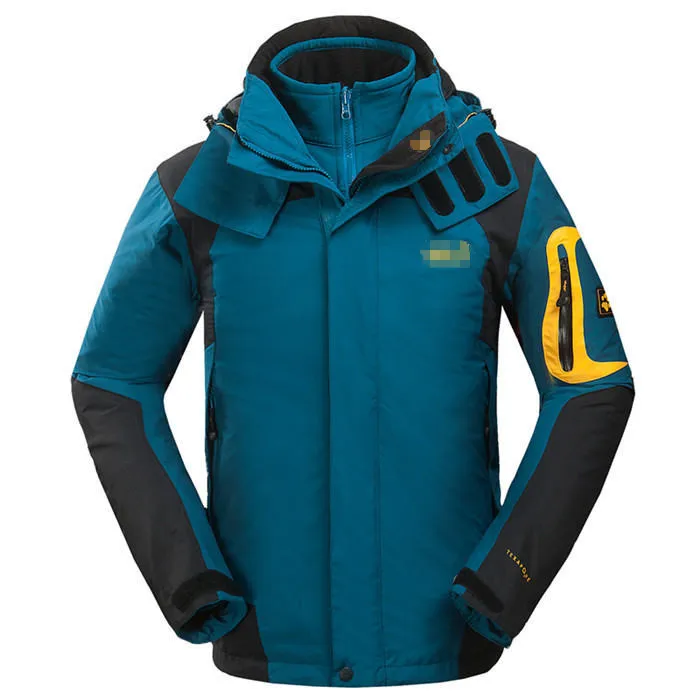 Outdoor climbing Mountain Wear thick warm rain detachable fleece liner