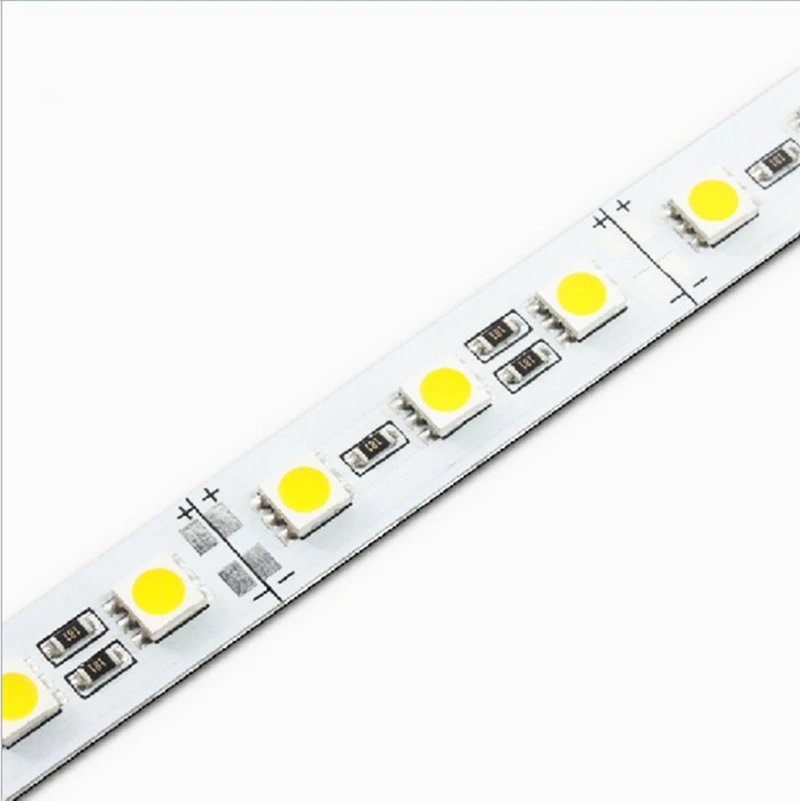 

100pcs led bar strip light SMD 5050 72leds/meter led rigid lights for Counter lighting show case commercial decoration