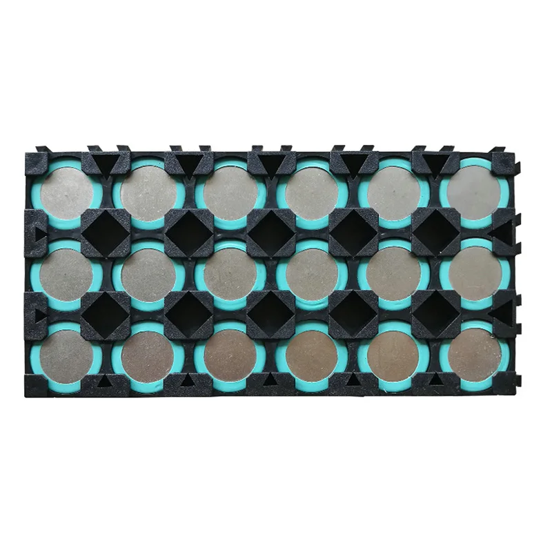 

10 Pcs 18650 Li-ion Battery Holder 3x6 Cell Spacer Bracket Radiating Shell Rack Cylindrical Batteries Fixture Dropshipping