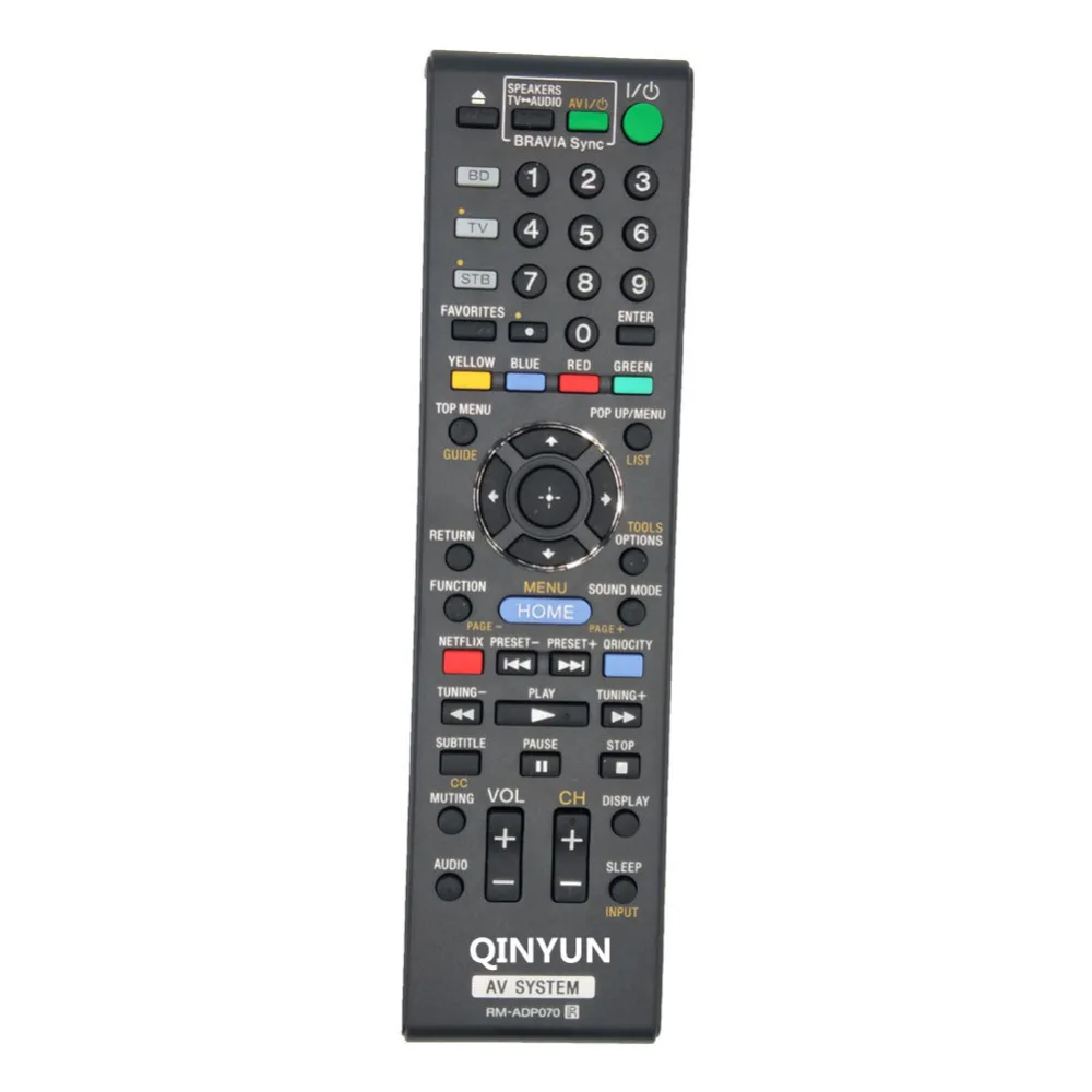 RM ADP070 Remote Control For Sony AV System BDV E800 BDV E300 HBD L800