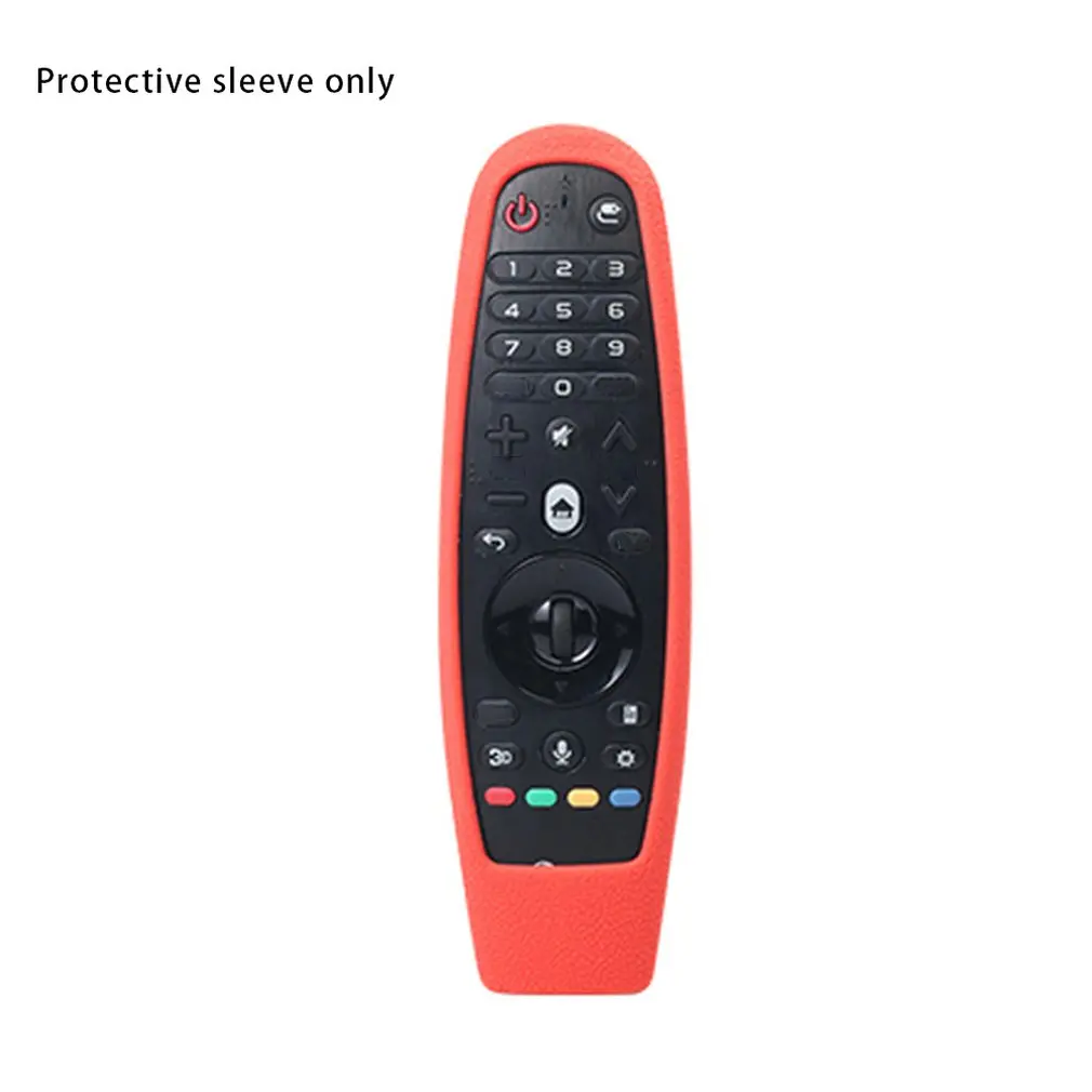 1 PC Remote Control Silicone Case Shockproof Remote Control Case Cover Magic Remote Protector(for AN-MR600 AN-MR650 - Color: red