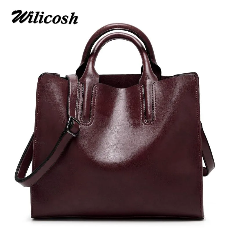 

Wilicosh Top-handle Bags Fashion Bag For Women 2018 PU Leather Shoulder Bags Luxury Handbags Women Bag Designer Crossbody DF0013