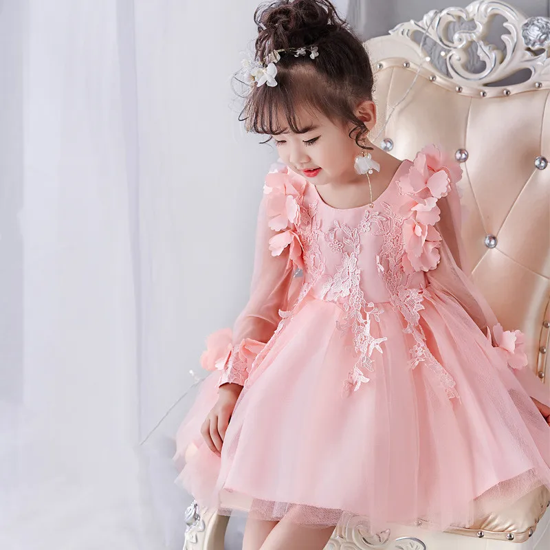 Летнее платье для девочек нарядное платье принцессы на день рождения, свадьбу, Рождественская одежда для маленьких девочек детское платье для девочек от 2 до 10 лет