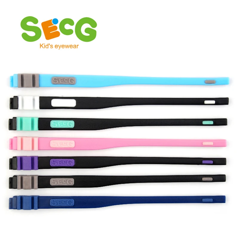 SECG 브랜드 안경 다리 발 분리형 교체 안경 액세서리, 부드럽고 유연하며 다채로운 스타일, 프레임 맞춤 제작