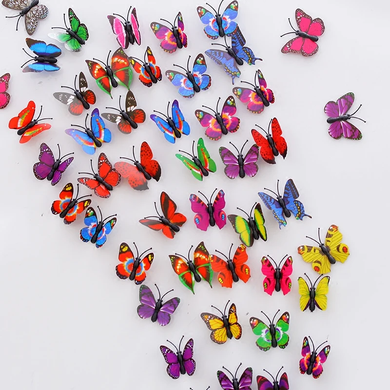 MYHOESWD 30PCS/Lot Children's Toys Gifts Butterflies Insects Toy Animal