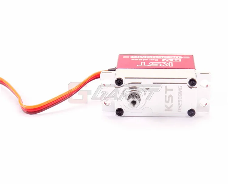 

Freeshipping 6Pieces/Lot KST HV DS2509MG Digital Coreless Full Metal Steering Servo For RC Car Truck
