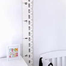 Nordic Style Baby Child Kids Height Ruler Kids Growth Size Chart Height Measure Ruler for Kids Room Home Decoration Art Ornament