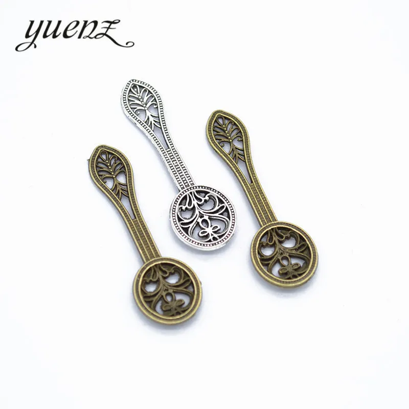 YuenZ 20 шт антикварная ложка подвески кулон подходит для изготовления ювелирных