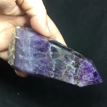 

Kerst Decoratie Healing Crystal Stone 331g Amethyst Wand feng shui stone