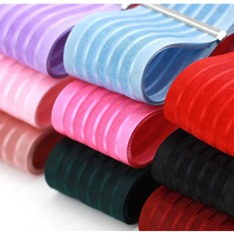

38 mm / 3.8 cm hight quality stripe yarn ribbons hand made Ribbed ribbon DIY girl bowknot accessories gift packing tape 6m/lot