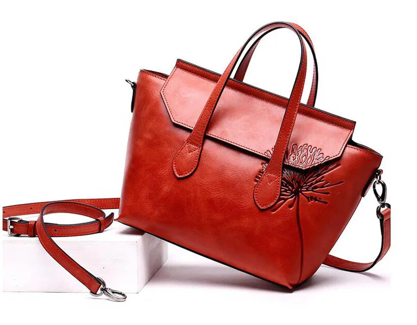 NAISIBAO 2019 новая женская сумка из натуральной кожи с тиснением крылья сумка модная женская сумка через плечо идеально кожаная художественная