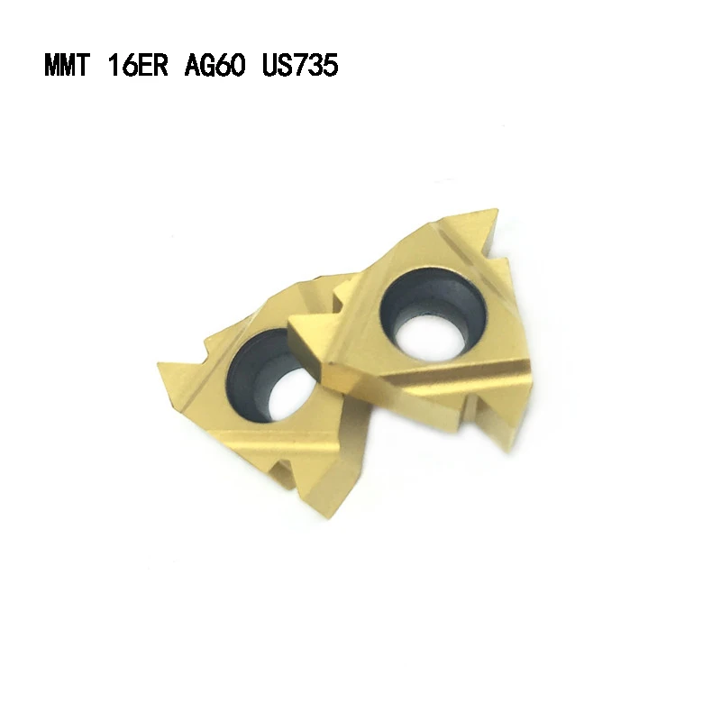 

MMT 16ER AG60 US735 CNC Thread turning tools Carbide insert Lathe cutter Tool turning insert Processing stainless steel