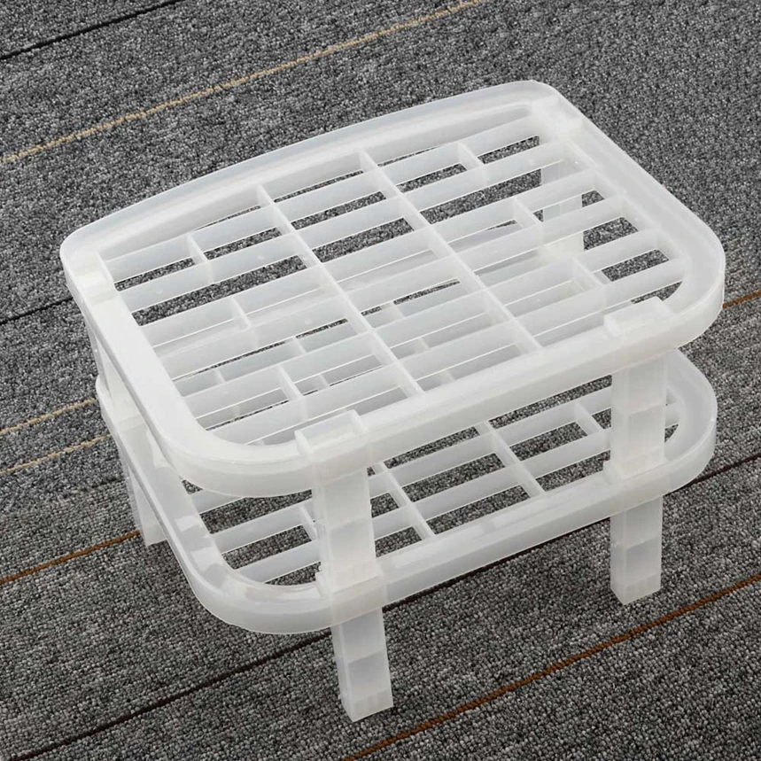 Dish Draining Rack Durable Kitchen Plastic Draining Rack Shelf Draining