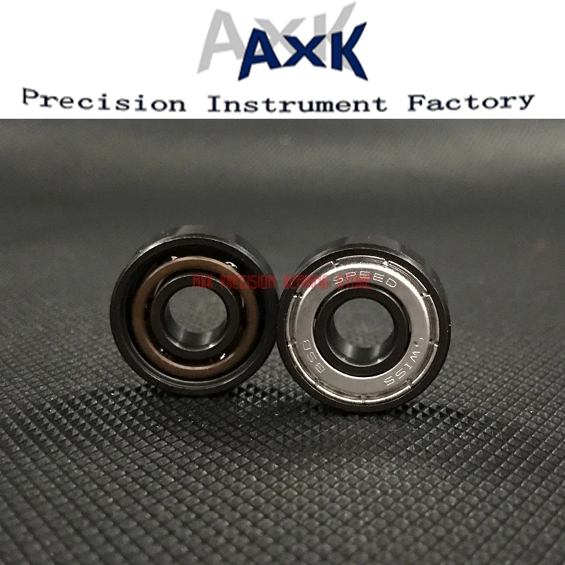 Pro Black Hybrid Ceramic 608 шариковый подшипник для скоростных гонок скейтборд Лонгборд Si3n4