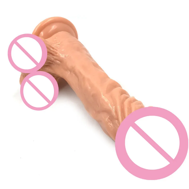 Hot 250*40mm huge dildo realistic thick dildo large dick anal dildo suction cup black/flesh anal plug sex products for women