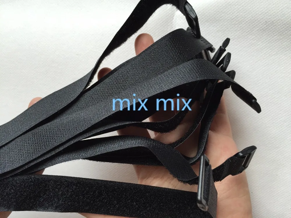 10 X крепежа кабельные стяжки Подпушка Бретели для нижнего белья Многоразовые шнур Hook & Loop 20 мм * 600 мм