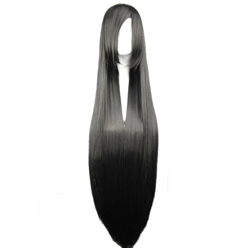 MCOSER 16 цветов синтетический 100 см длинные прямые волосы косплей парик Высокая температура волокна парик-018