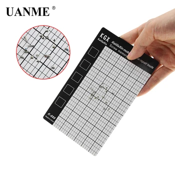 

UANME 145 x 90mm 1 Piece Screw Memory Mat Thin Mini Chart Work Pad Mobile Phone Repair Tools