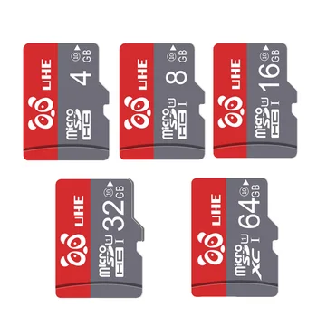 

high Speed Micro SD 32GB 64GB Memory Card Class 10 Red TF Carte 4GB 8G 16GB Microsd for Phone Tablet Gift