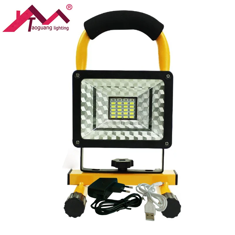 

Portable Led Flashlight LED Flood Light Waterproof Outdoor Rechargeable Light Power and USB Charge Data Cable 35W LED Floodlight