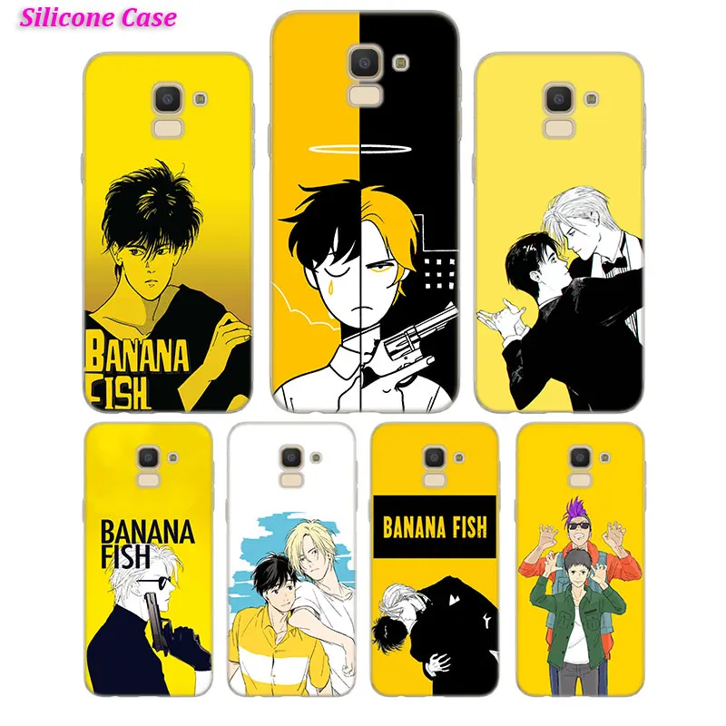 

Silicone Phone Case Cartoon Banana Fish for Samsung Galaxy j8 j7 j6 j5 j4 j3 Plus Prime 2018 2017 2016 Cover