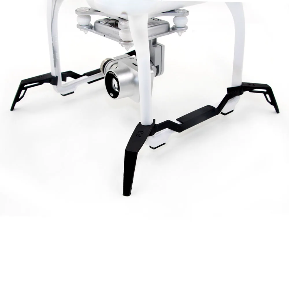 

TELESIN Landing Gear Lengthened Heightened Landing Skid Stabilizers Gimbal Protector Guard for DJI Phantom 4 Quadcopter