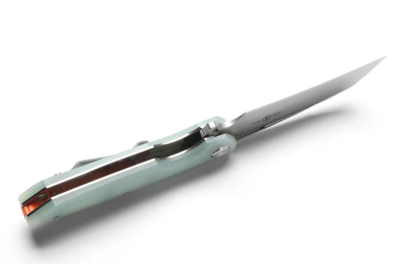 Два SUN G10 Ручка TS48 D2 лезвие Flipper ball brearing складной нож походные охотничьи карманные