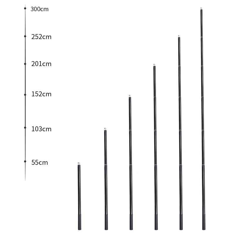 3 м алюминиевый полюс Супер длинная селфи палка с держателем смартфона для insta360 one X/ONE/EVO/GOPRO/eken/dji OSMO action/pocket