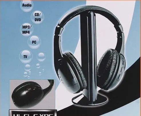 Новые прямые поставки новые беспроводные наушники 5 в 1 для MP3 PC tv