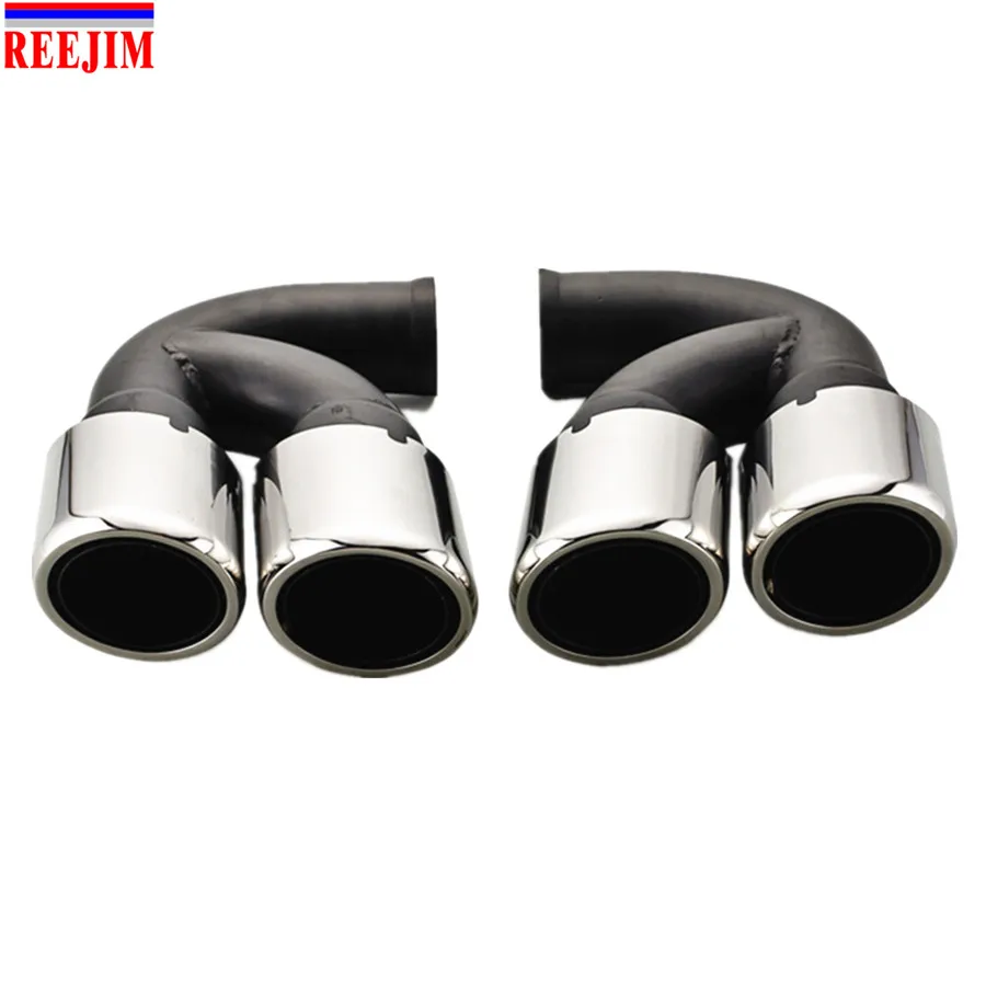 exhaust muffler tip tail pipe for 2010 2014 Porsche 958 Cayenne S car