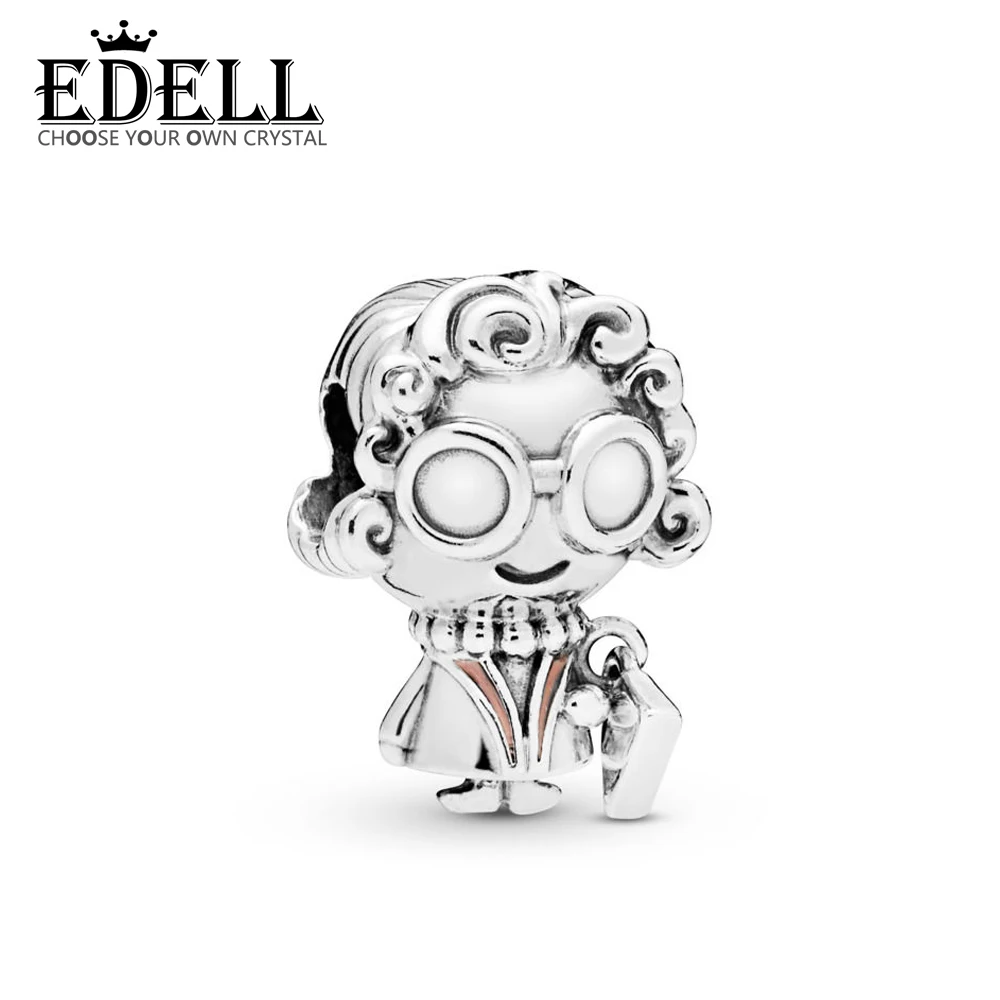 

EDELL 100% 925 Sterling Silver New 2019 Spring Mother's Day 798014EN190 Grandma Charm Beaded Fit DIY Bracelet Jewelry Gift