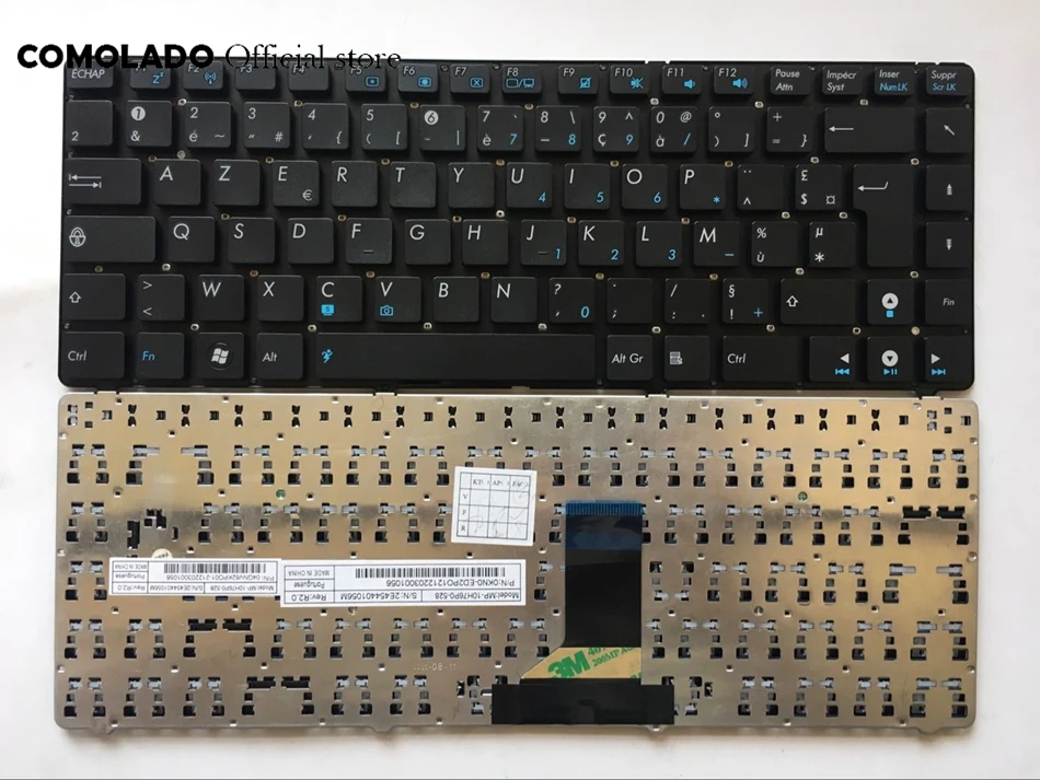 FR French Keyboard For ASUS U36 U36J U36JC U36S U36SG U36R Black Without Frame  Keyboard FR Layout