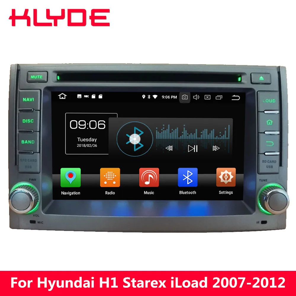 

KLYDE 4G Octa Core Android 8.0 4GB RAM 32GB ROM Car DVD Player Stereo For Hyundai H1 iLoad Starex 2007 2008 2009 2010 2011 2012