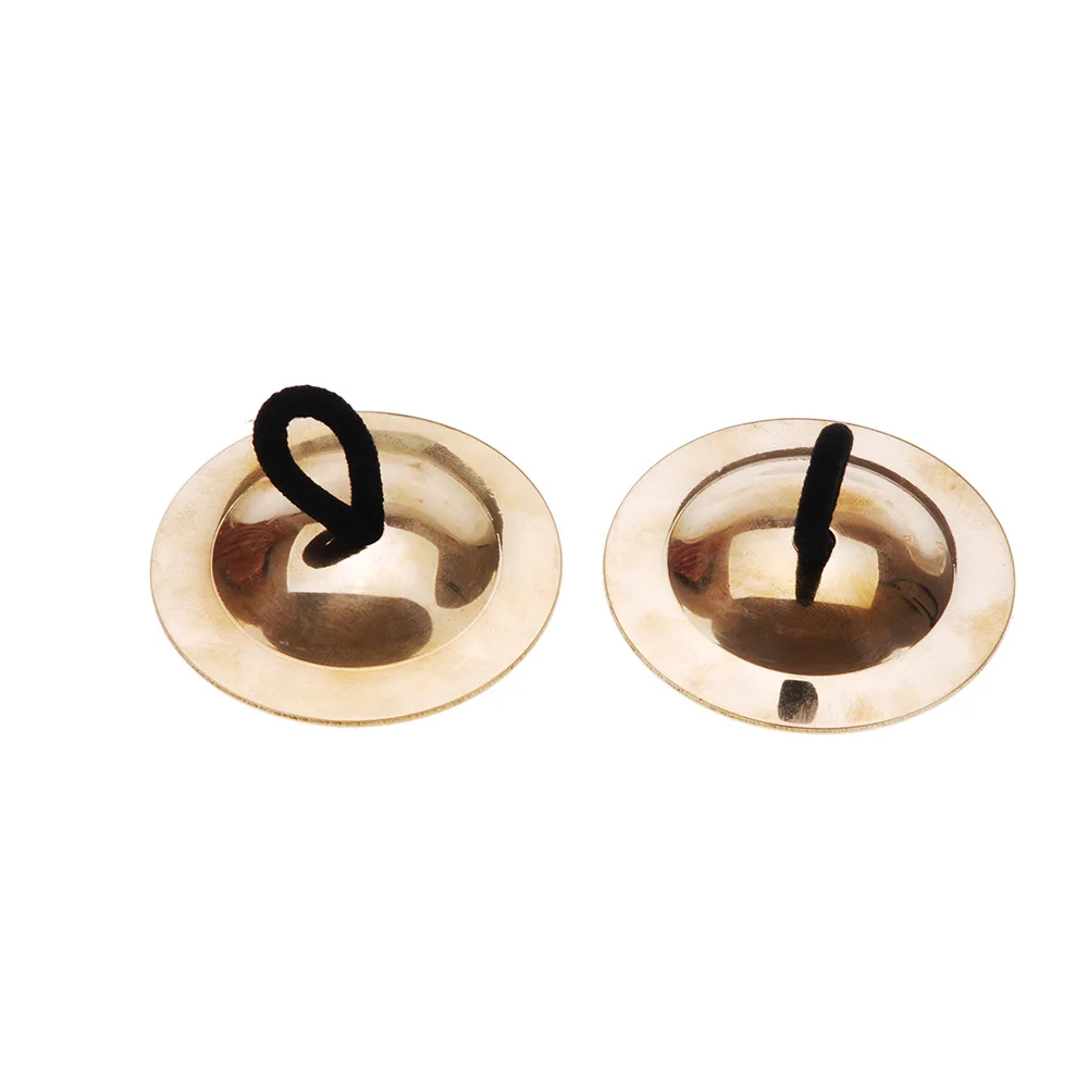 

Hot Sale 1 pair Professional Brass Gold Finger Belly Dancing Dancer Costume Accessories Kids Toy Cymbals Musical Instrument