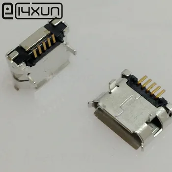 

EClyxun 10pcs Micro USB 5P,5-pin Micro USB Jack,5Pins Micro USB Connector Tail Charging socket