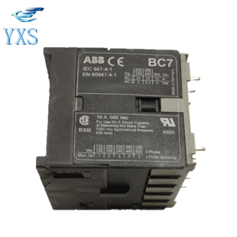 

BC7-40-00-P-2.4 ABB Contactor 17.32VDC Relay