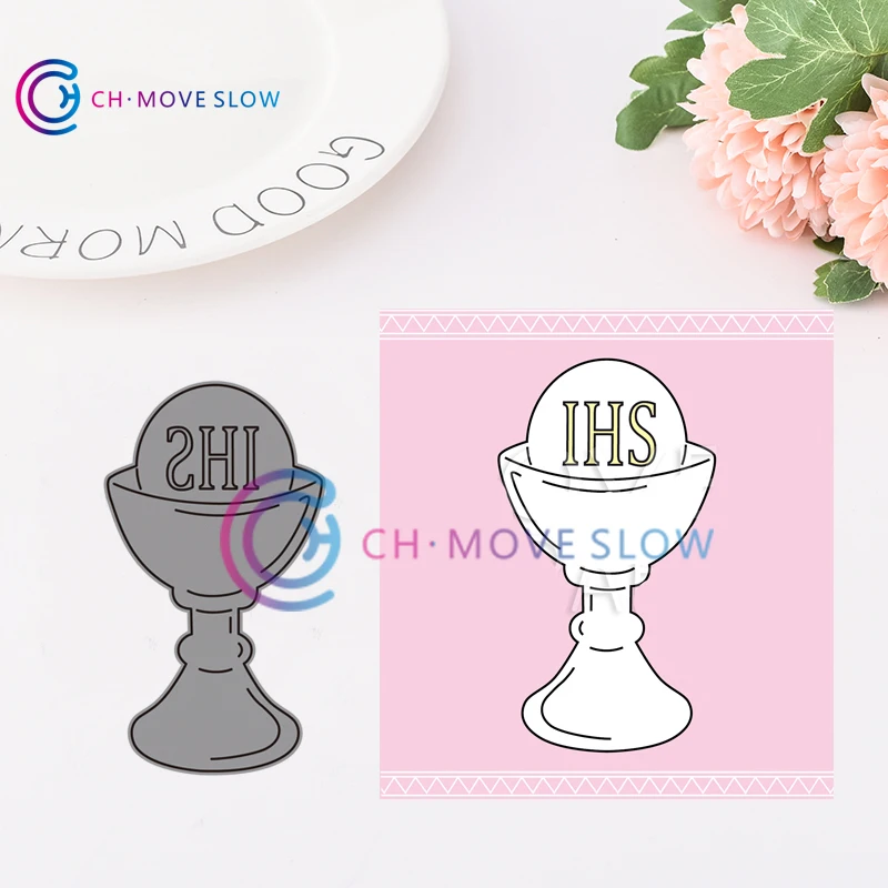 

CH kielich i IHS Metal Die Cuts Metal Cutting Dies Scrapbooking Suit For Sizzix Fustella Big Cards Album