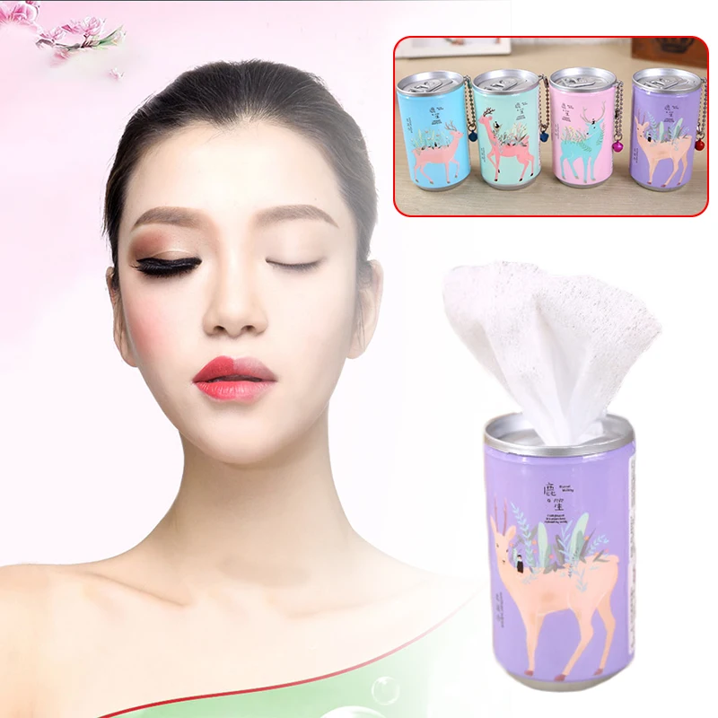 

Wet Tissue Wipes Facial Clean Paper Makeup Remover Pads 30Pcs/bottle Portable