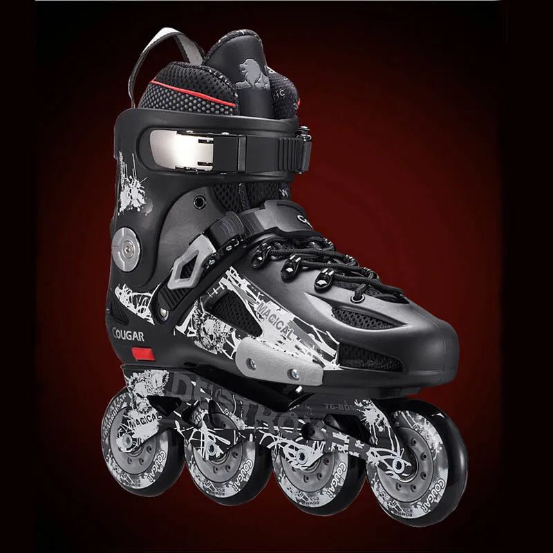Japy Skate Cougar MZS507 Инлайн ролики для слалома роликовые коньки обувь скольжение слалом обувь для катания на коньках Patines Adulto