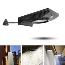 Новейший Солнечный COB светодиодный уличный светильник с датчиком для улицы