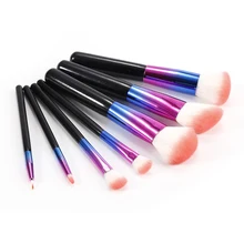 Hot 7PCS Makeup Brushes Set Tools Make-up Toiletry Kit Set Case Cosmetic Foundation Brushes
