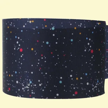 

3" inch 75 mm 7.5cm colorful little dots free shipping printed grosgrain ribbons for gift decoration